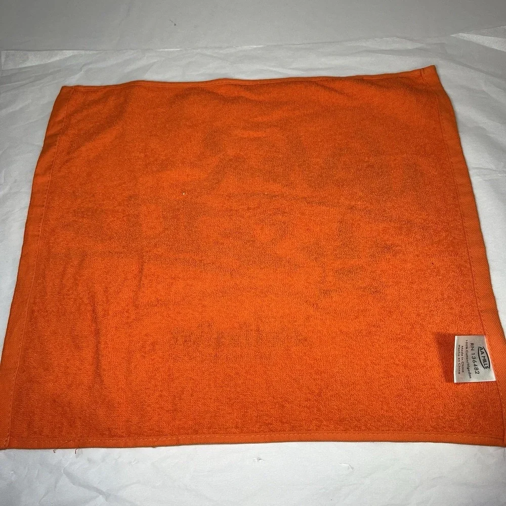 Never Settle‎ Houston Astros 2018 ORANGE Hand Towel SGA Methodist